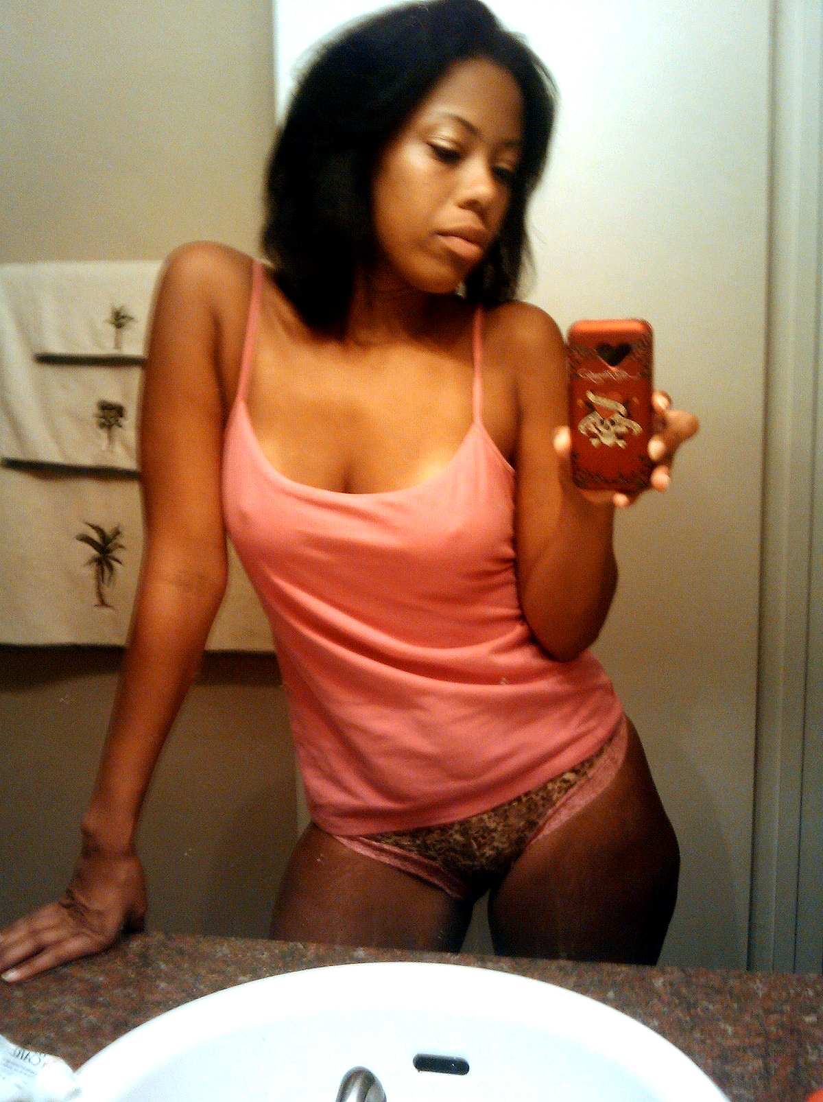 Black Ebony Nude Selfie - African Porn Photos. Large Photo #5: Hot and busty ebony teen takes naked  selfpics..