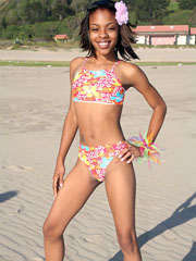 Teen On The Beach