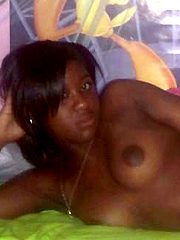 Horny Black Girls Tits - African Porn Photo: Horny black chicks exposing their sweet tits and  pussies.