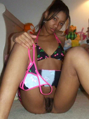Black Kinky Porn - African Porn Photo: Naked kinky black chick.
