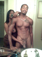 Amateur black couple fron New York, nude and