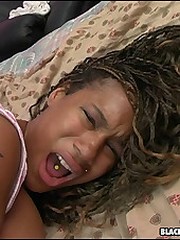 Pierced with an increment of braided pussy gets cream