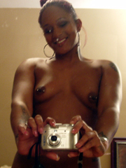 Picture collection of an bush-league sexy mulatto teen's selfpics