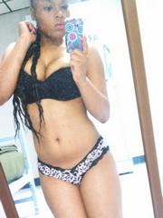 Hot photo gallery of a busty ebony girlfriend self-shooting about her underwear
