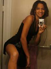 Ebony college hottie selfshooting non-nude pics roughly various situations